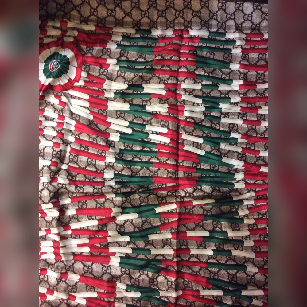 Authentic Gucci Silk Scarf